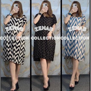 kanaya korean dress kerah/saku rayon premium 01 grade A