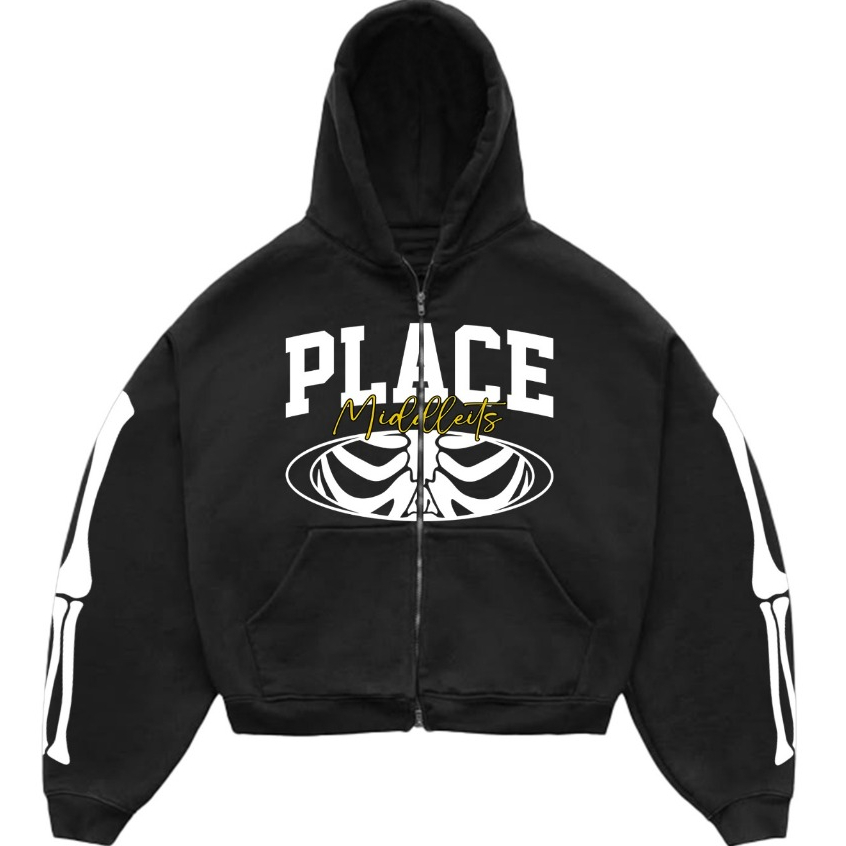 มิดชิด | DWELLING DOUBLE ZIPPER BOXY HOODIE