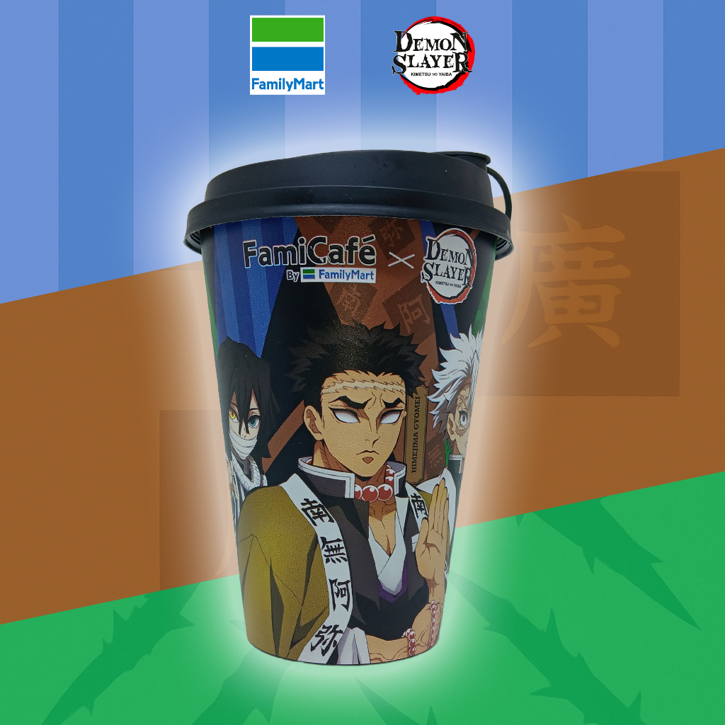 Cup Demon Slayer x Family Mart - Gyomei, Obanai, Sanemi