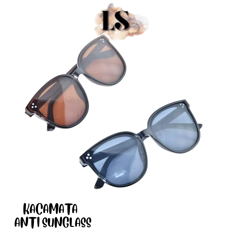 LS - KM184 ANTI-SUNGLASSES สําหรับผู้หญิงและผู้ชายพร้อมแว่นตาแฟชั่นแว่นตากันแดดนําเข้า