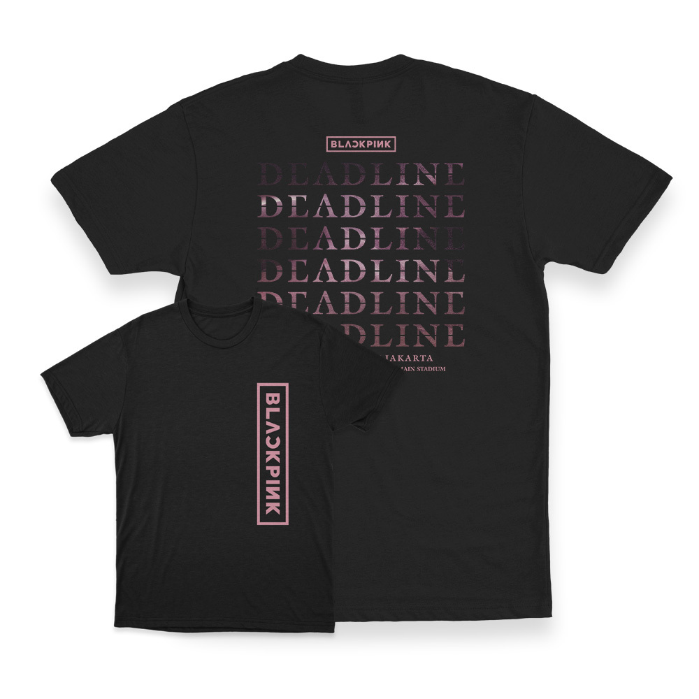 Blackpink deadline world tour 2025 bornpink เสื้อยืด
