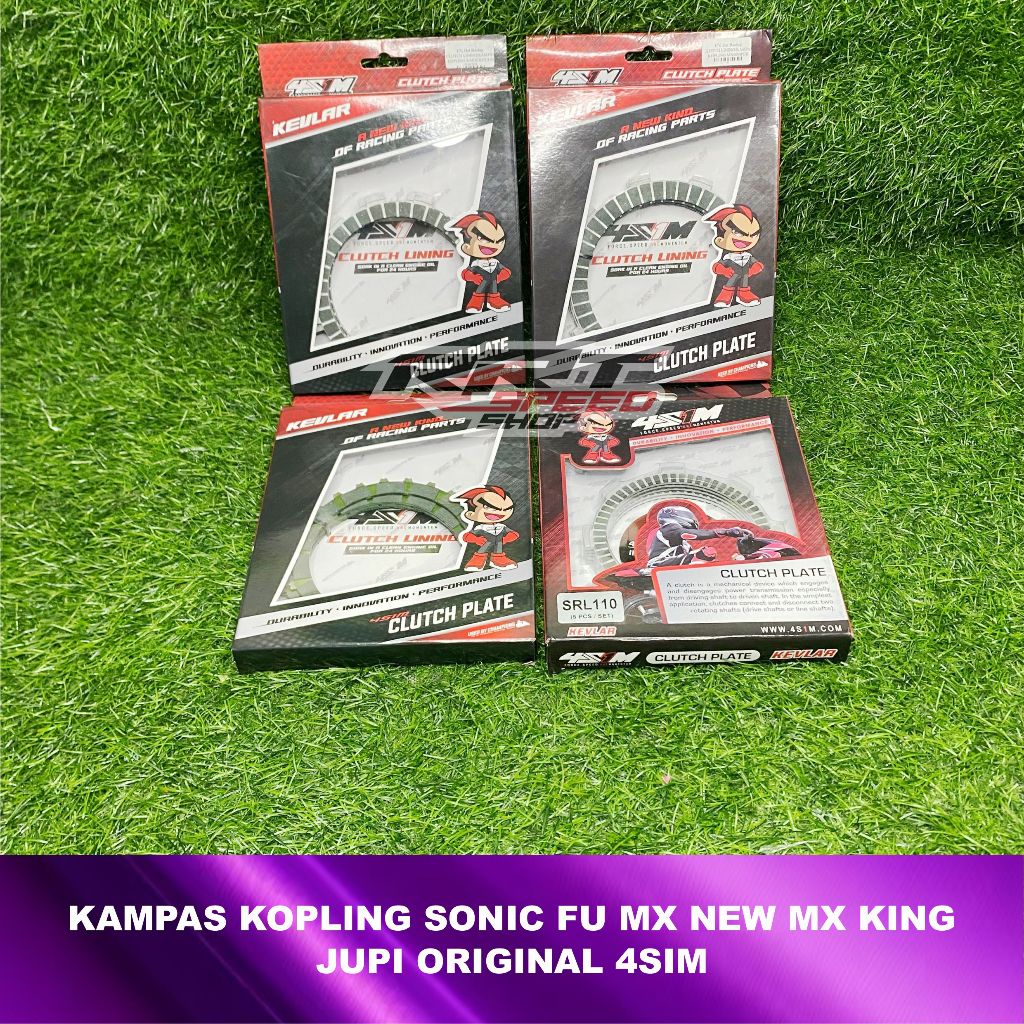 KEVLAR CLUTCH PLATE 4S1M RACING SONIC SATRIA FU JUPITER Z MX NEW MX KING ORIGINAL YAMAHA 2PV-E6320-0