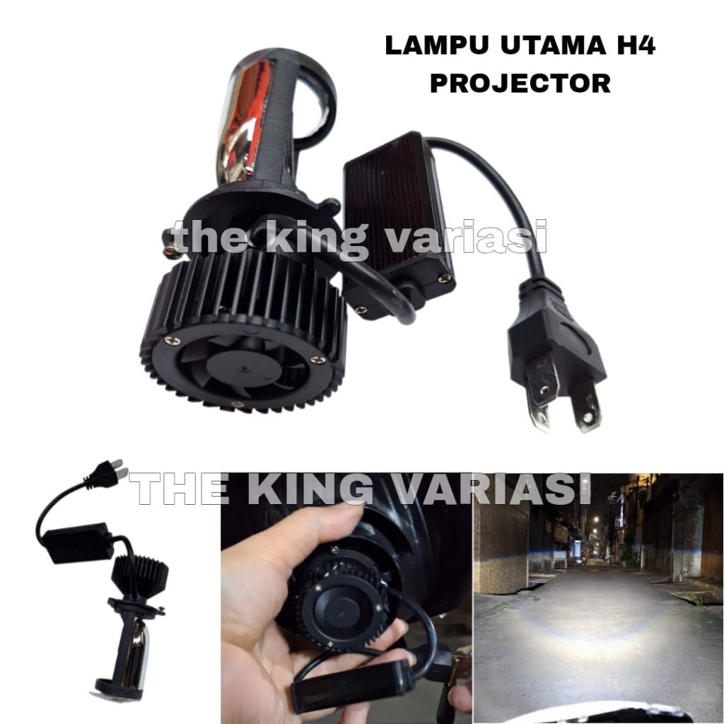 CAHAYA H4 Y6 MOTORCYCLE HEADLIGHT BRIGHT LIGHT 1 PIECE/Y6 H4 LED PLUS COOLING FAN/ VISION FI MOTORCY