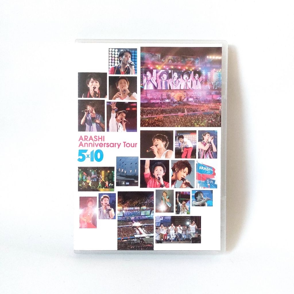 Arashi Concert DVD 5x10 10th Anniversary Sho Sakurai Ninomiya Kazunji Jun Matsumoto Aiba Masako Ohno