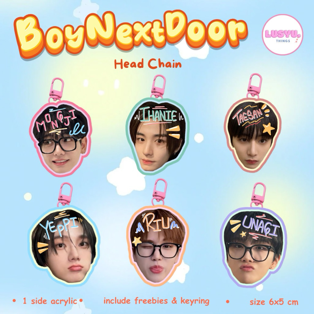 BOYNEXTDOOR HEADCHAIN Taesan sungho leehan wong riwoo jaehyun