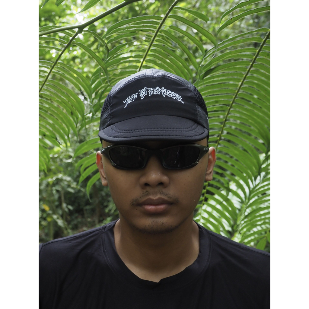 TietinProgress Running Cap Cloudy Black Unisex Quick Dry Running Cap