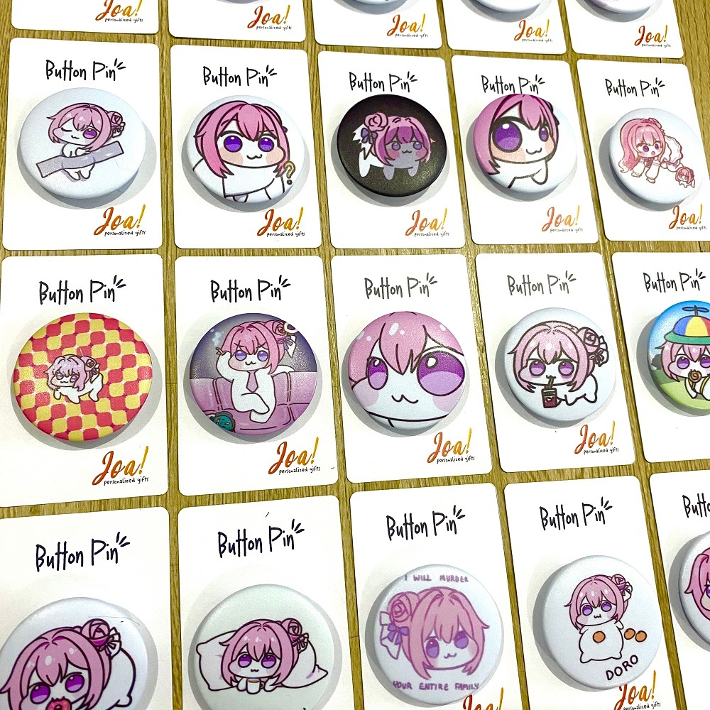 ปุ่มพิน Doro Chibi Meme Dorothy Nikke Goddess of Victory Waterproof 4.4cm