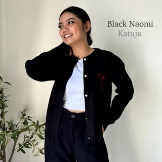 Cardigan Knit Ribon Atasan Wanita Pita Polos Coquette