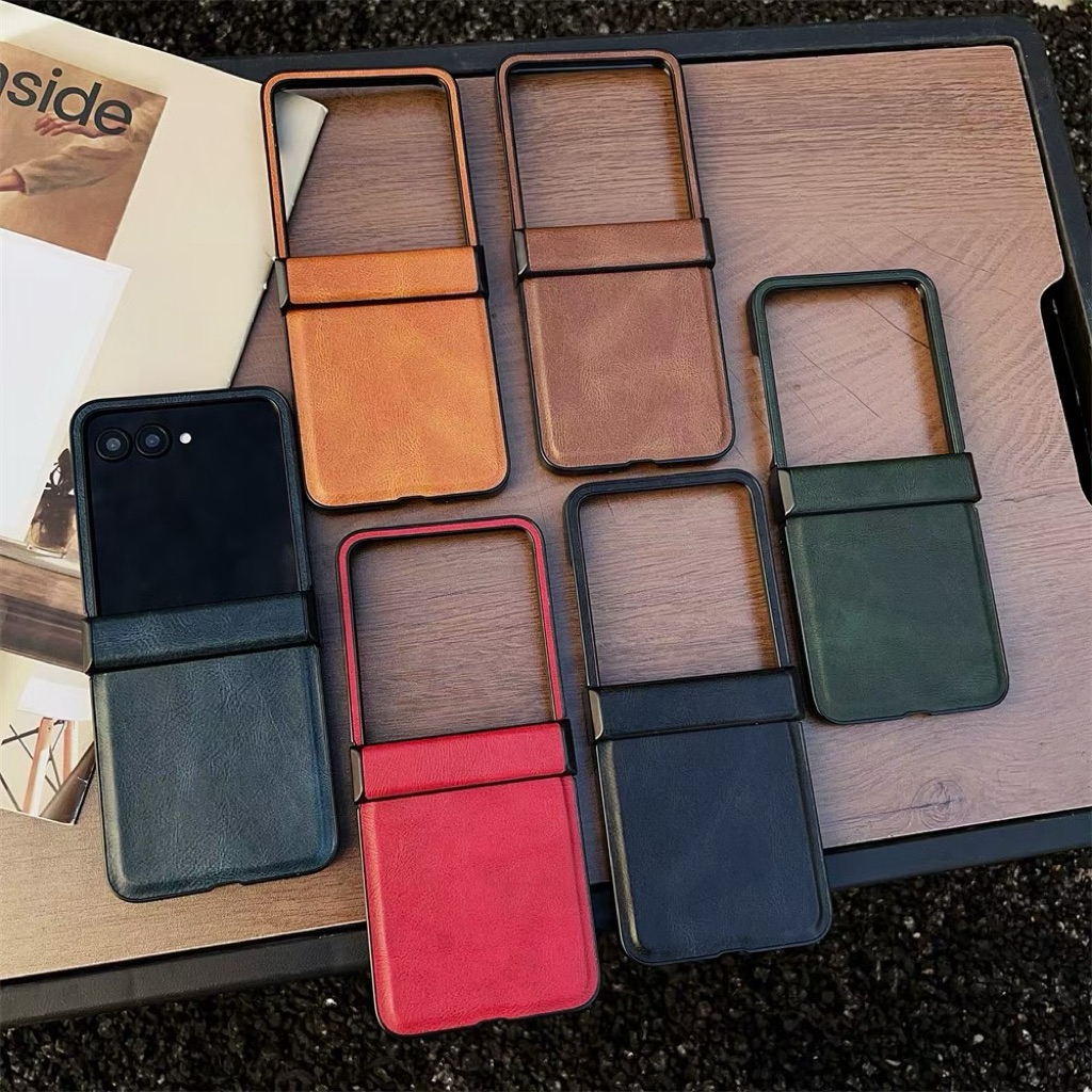 เคสใหม่ Samsung Zflip7 7FE Zfold7 หนังบานพับหรูหรากลางพับป้องกัน Hp ล่าสุดน่ารักน่ารัก TPU สําหรับ S