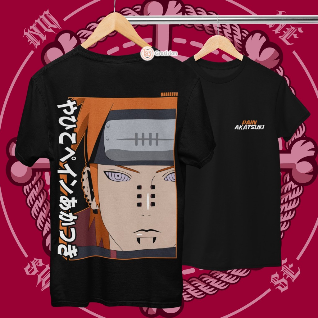 ANIME NARUTO AKATSUKI PAIN T-SHIRTS - ANIME NARUTO AKATSUKI PAIN เสื้อยืด, SCREEN PRINTING