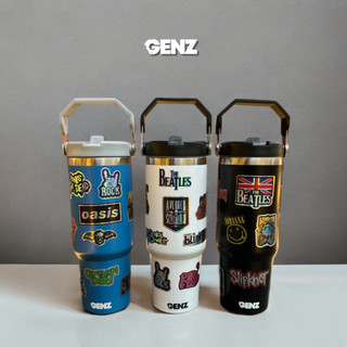 [COD] Tumbler Gangsta Handle Stainless Steel 900ML Vacuum Insulated 30 Oz Band Premium Quality