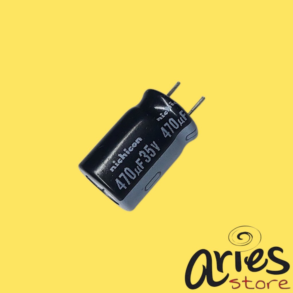 ELCO 470uf 35v NICHICON ELCO 470 UF 35 VOLT