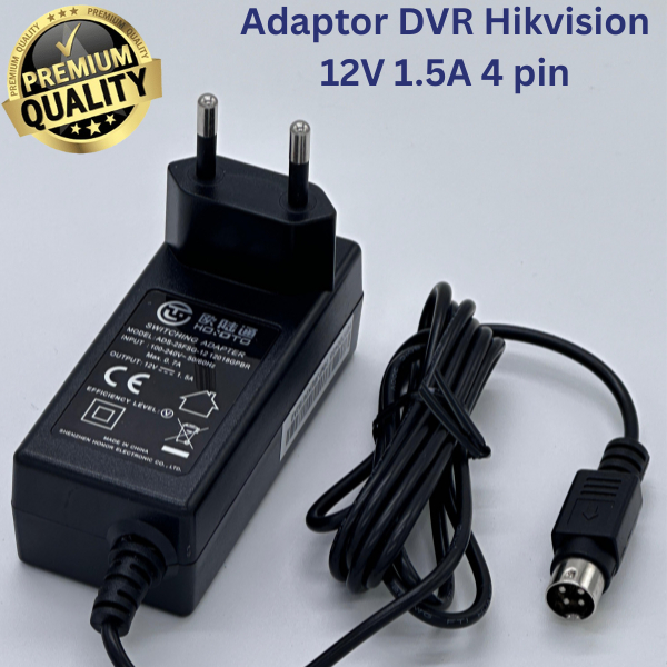 HIKVISION 12V 1.5A 4 PIN HIOTO DVR ADAPTER สําหรับ HIK DVR