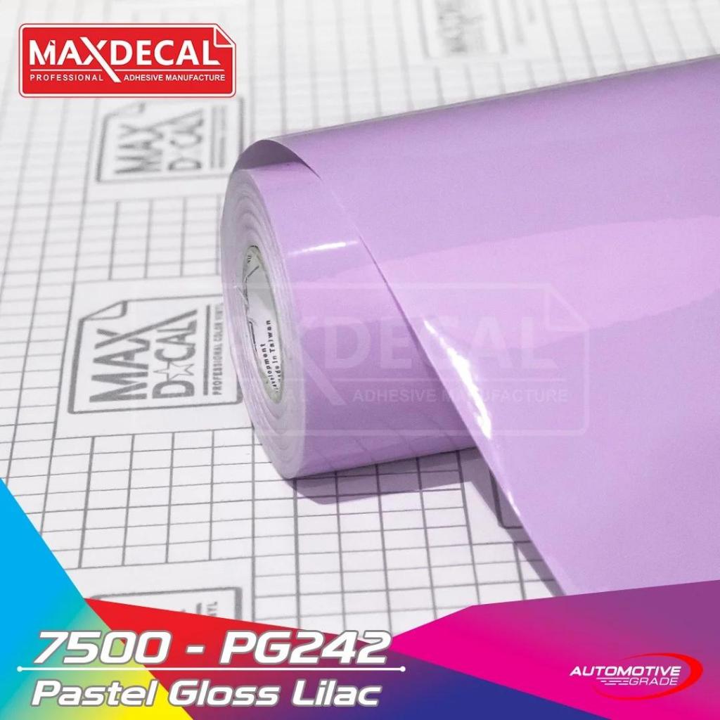 สติ๊กเกอร์สก็อต กลอส กลอส พาสเทล กลอส ลิแลค แม็กซ์ดัคอล 7500 PG242