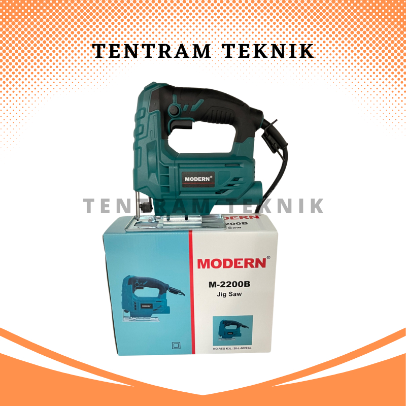 MESIN Jig Saw M-2200B Modern / MODERN M 2200B Jigsaw Machine เลื่อยไม้อัด เลื่อยจิ๊กซอว์ไฟฟ้า M2200B