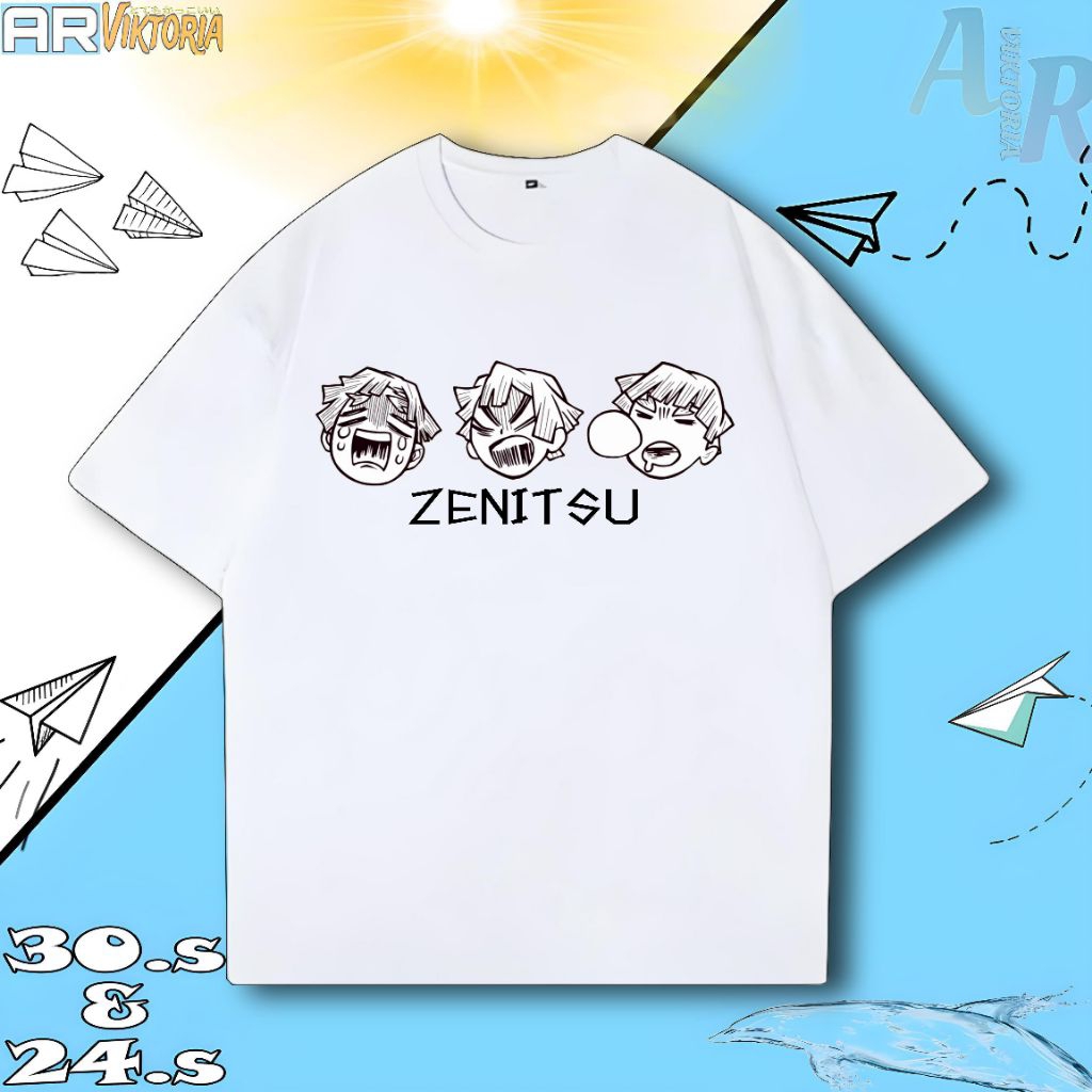 เสื้อยืด ANIME ZENITSU DEMON SLAYER
