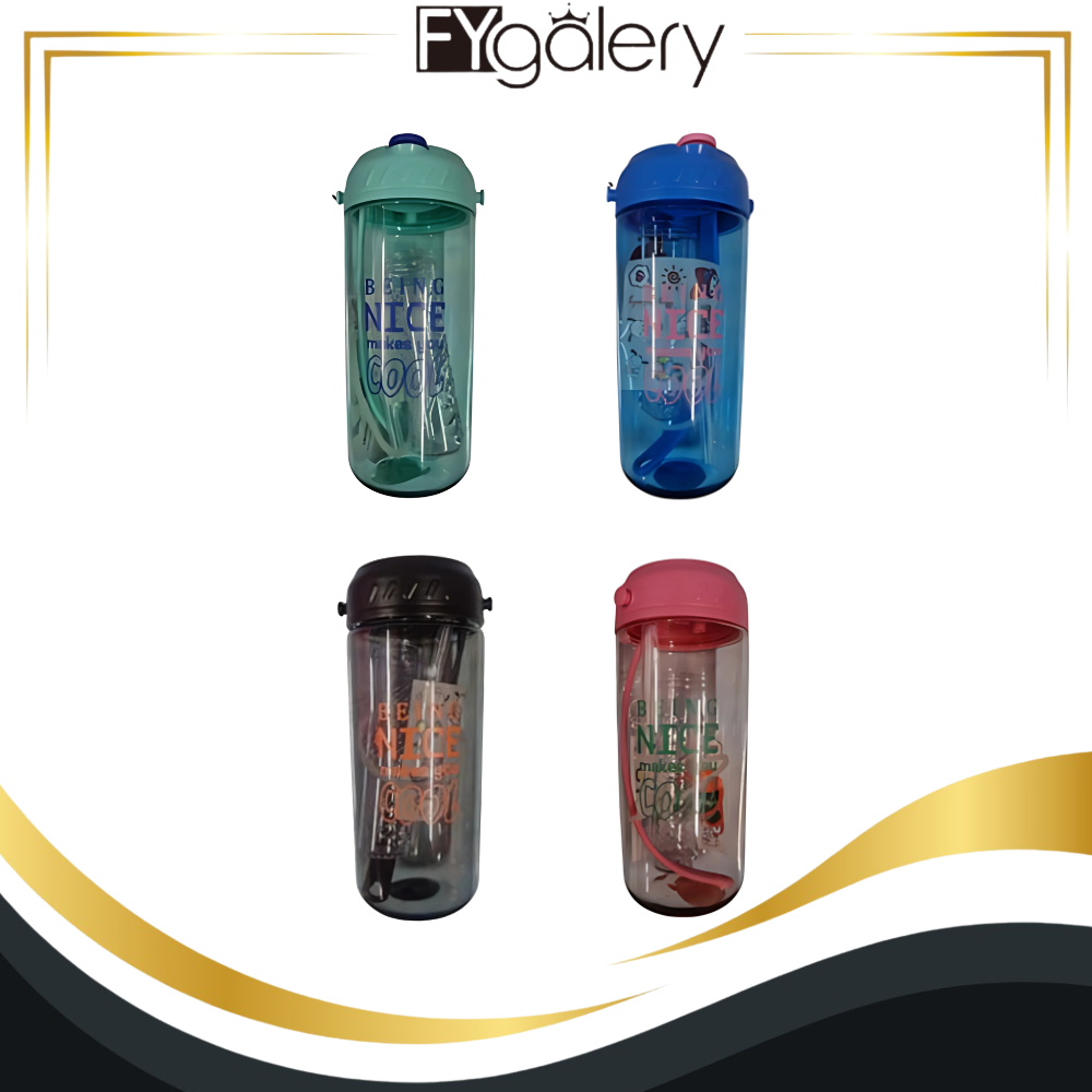 FYgalery BEING NICE MAKE YOU COOL DRINKING BOTTLE / 4 สีเทรนด์ Y3369