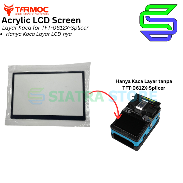 LAYER Tarmoc Tarmoc TFT-0612X-SPLICER หน้าจอ LCD | FO Tool ฝาครอบหน้าจอกระจกไฟเบอร์ออปติก อะไหล่