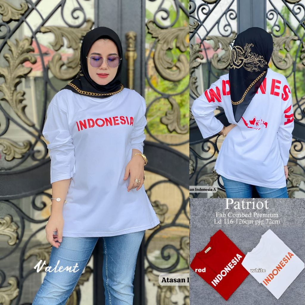 PATRIOT BLOUSE/TH AUGUST BLOUSE/WHITE BLOUSE/TH AUGUST TOP