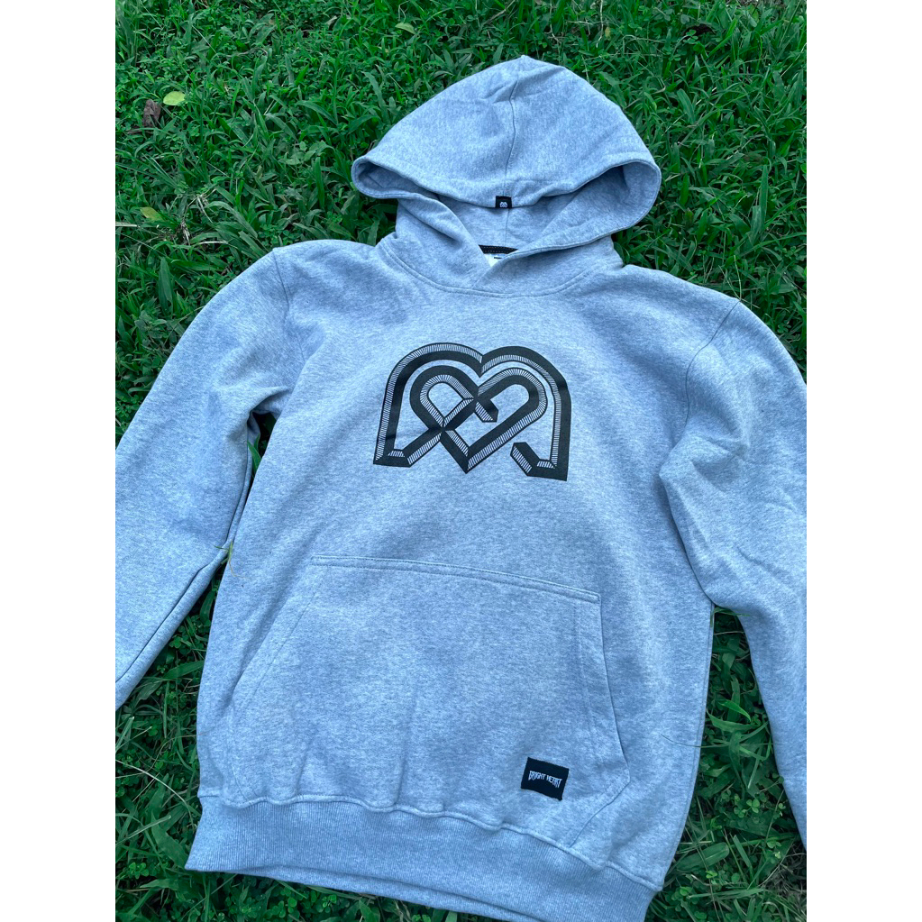 Hodie Logo Vintage Grey Misty คอตตอน 100% BCI 280gsm
