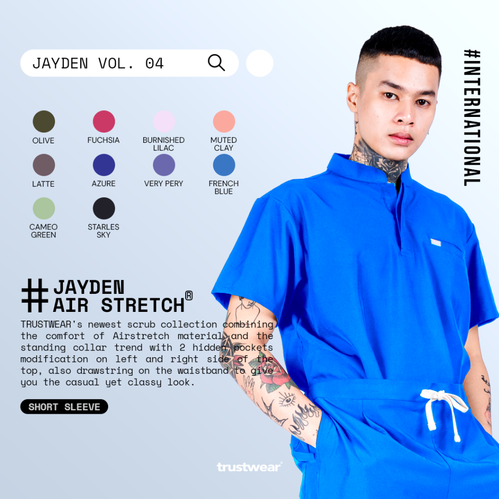 [สครับ Jayden] สครับ/ชุดหมอ OKA OK Nurse/Doctor Short Sleeve IV [ส่งออก]