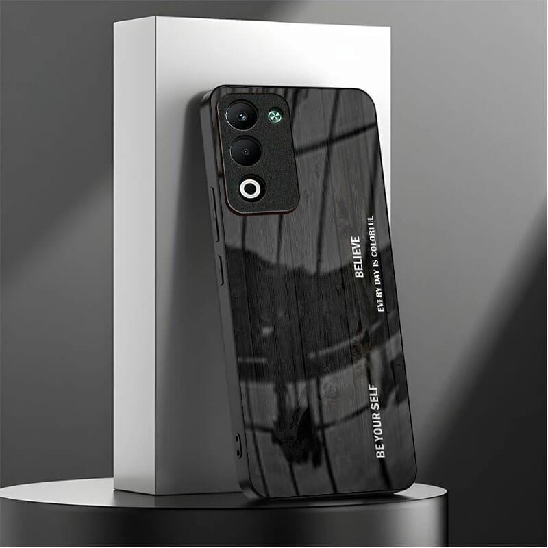 (J82) ใหม่ล่าสุด Glass Softcase สําหรับ OPPO A5 2025 - NEWEST Glass Softcase ใหม่ล่าสุด Softcase