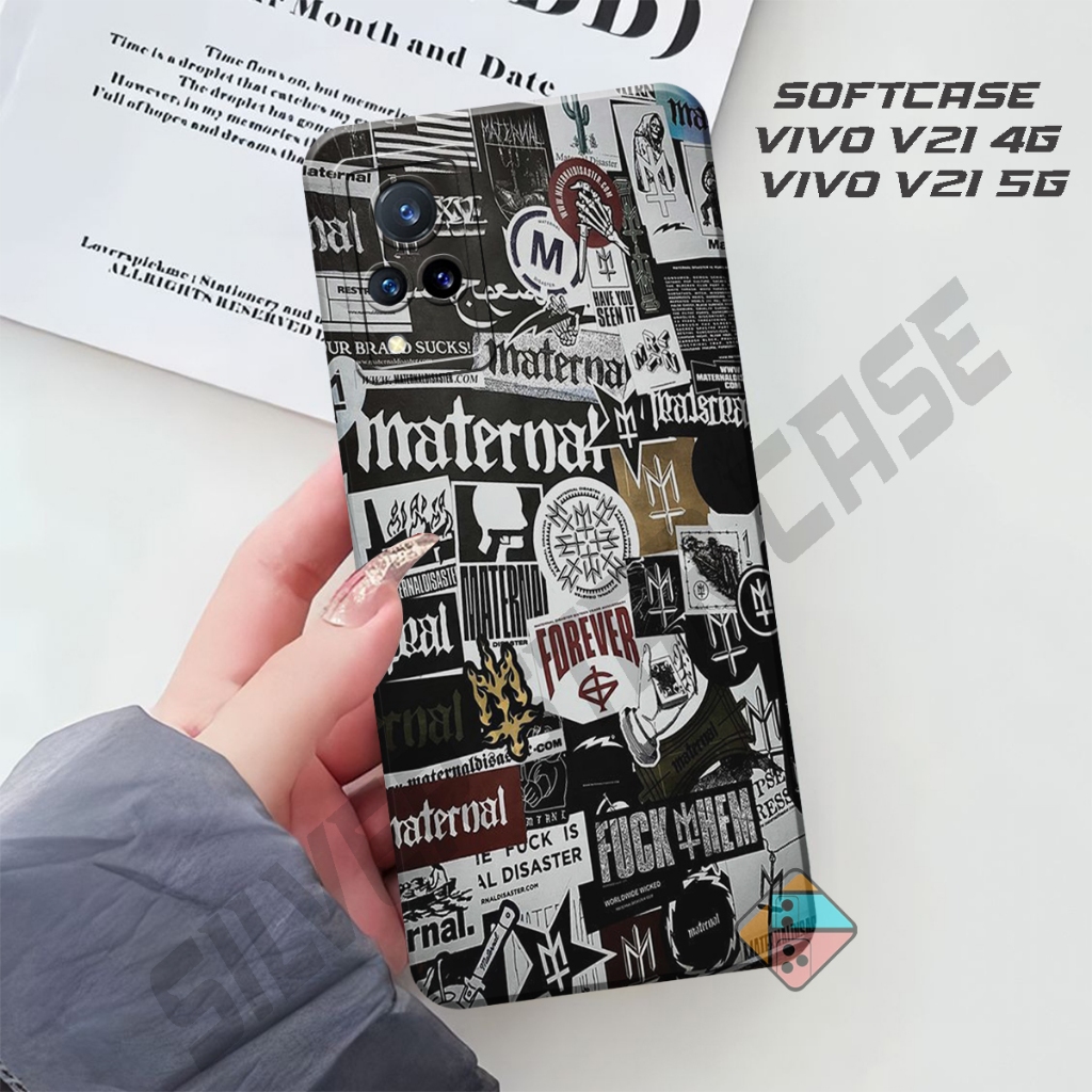 HP ล่าสุด VIVO V21 4G / 5G Softcase - เคสแฟชั่น - เคส VIVO V21 4G / 5G - เคสกล้อง - เคส VIVO V21 4G 