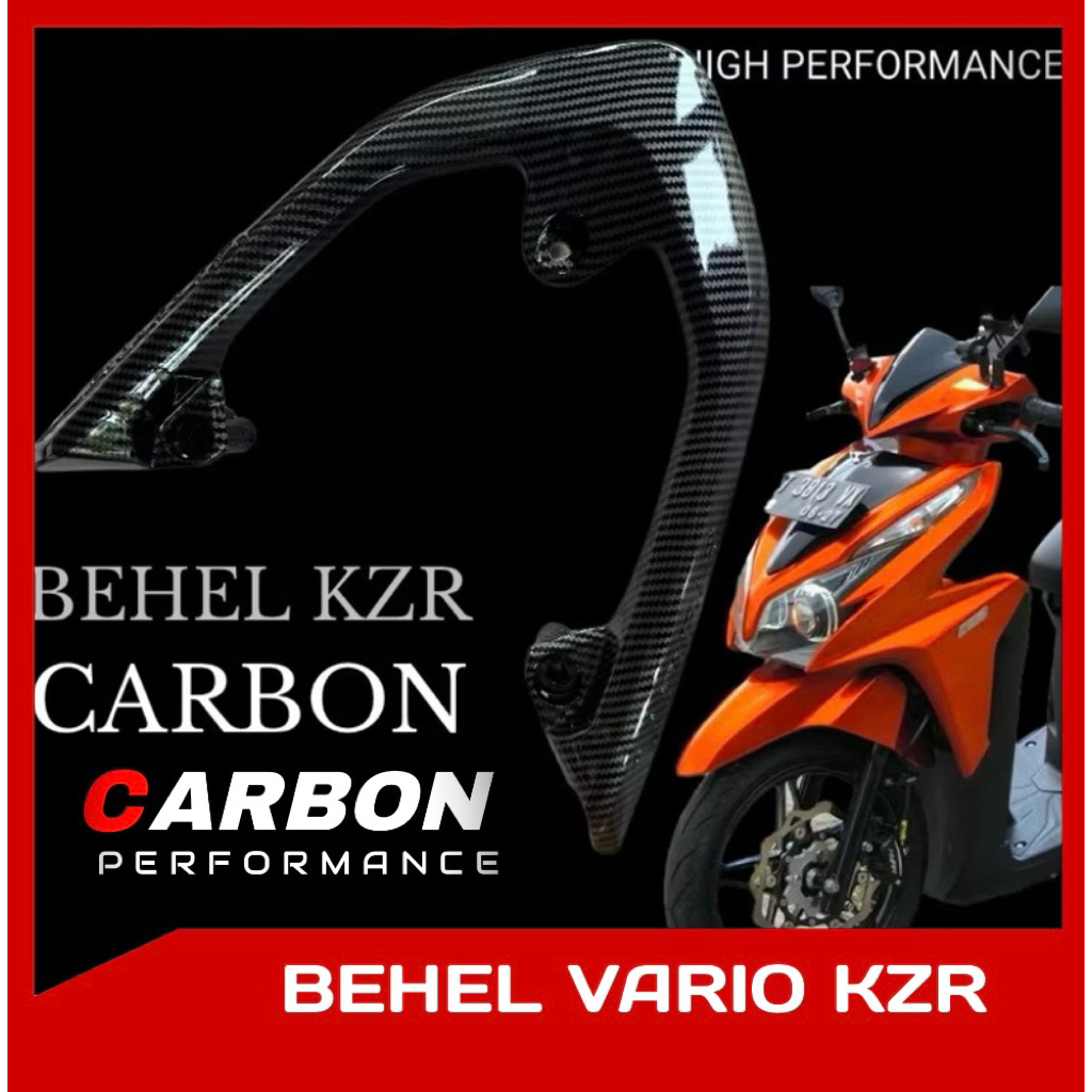 VARIO 125 CARBON BULB BRACES VARIO KZR CARBON BRACES