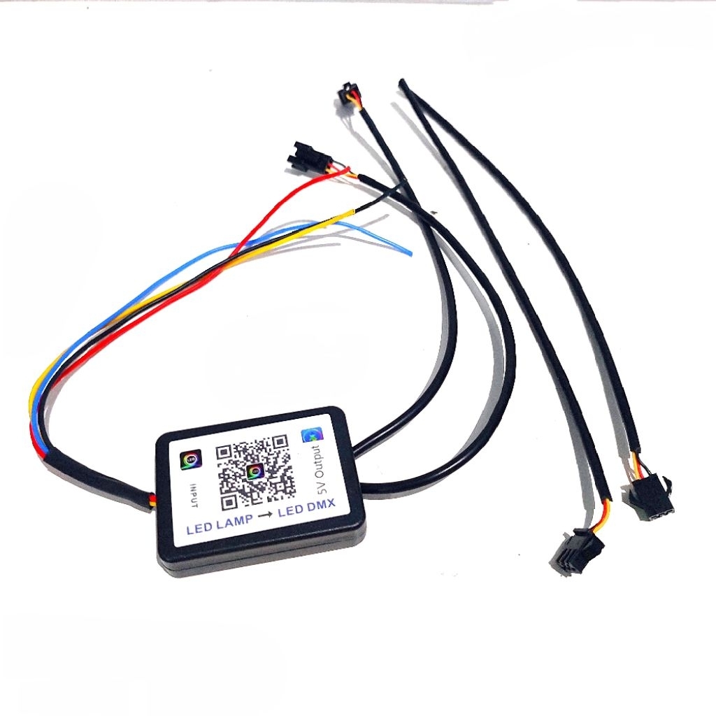 DMX Matrix RGB โมดูลคู่มือโหมดลาย 5V เอาต์พุต WS2812B