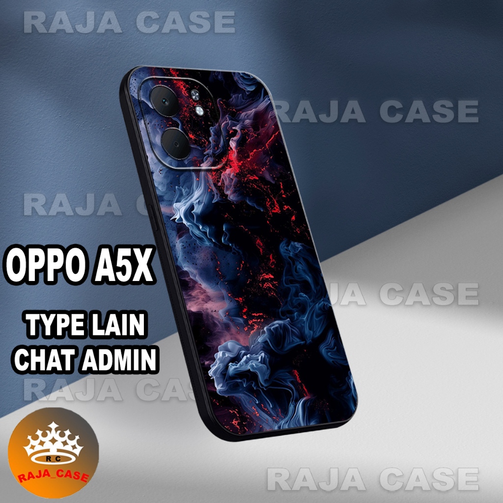 HP [RC25] เคส OPPO A5X - เคส OPPO A5X [MOZAIK Motif] - วัสดุยาง - โทรศัพท์มือถือทุกประเภท