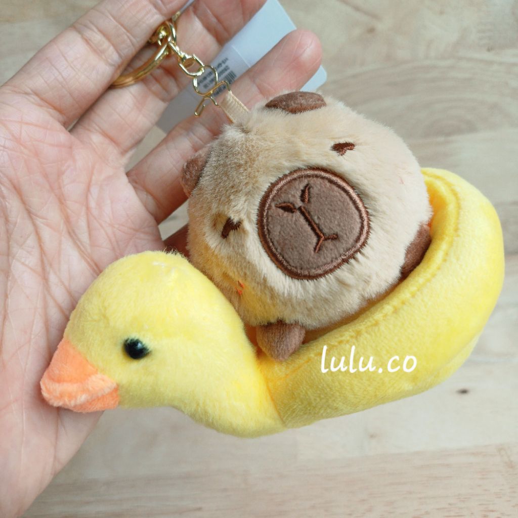 GUNDAN CAPYBARA DUCK GK041 พวงกุญแจตุ๊กตา