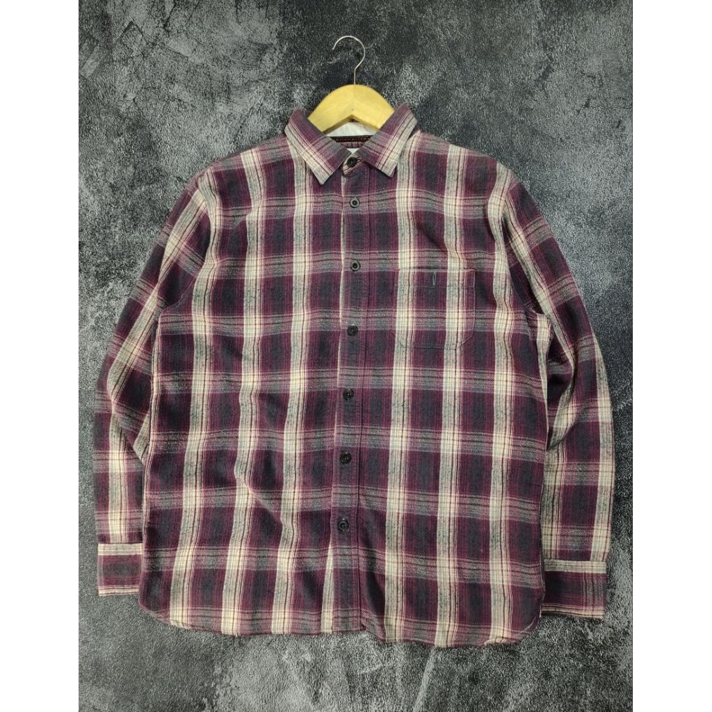 KEMEJA [Size L] Vtg Wool Shirt By Cedar Crest