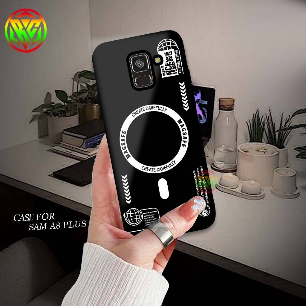 HP Real Case Samsung A8 Plus Last Motif - เคสโทรศัพท์เงา - New Glossy Case Samsung A8+ Phone Case [A