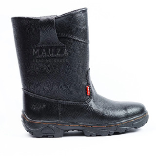 SEPATU KULIT SEFTY BOOT KING UJUNG BESI TERMURAH
