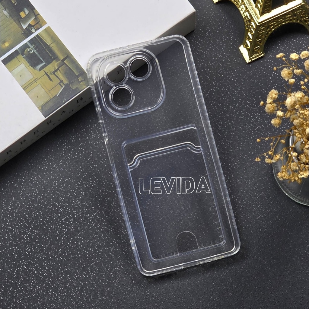 Tecno Pova 7 4G Card Case Clear / Card Slot เคสใส Tecno Pova 7 4G