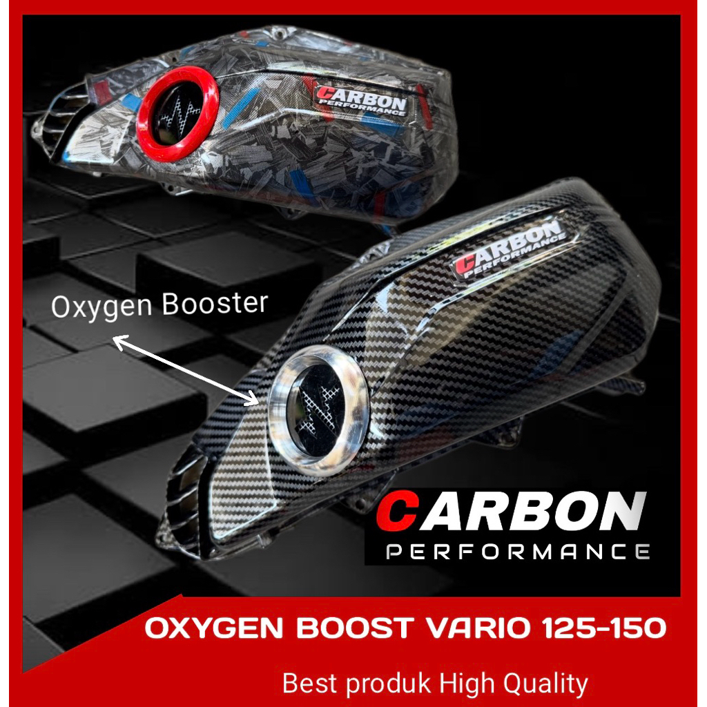 AIR FUNNEL FILTER COVER VARIO 150 CARBON k59 - SUITABLE FOR VARIO 125-150 CC - ฝาครอบกรอง Vario 125 150 K59 keyless / กล่องกรอง Vario 150 ใหม่ Vario variations Vario อุปกรณ์เสริม Vario 150 ฝาครอบกรอง Vario 150