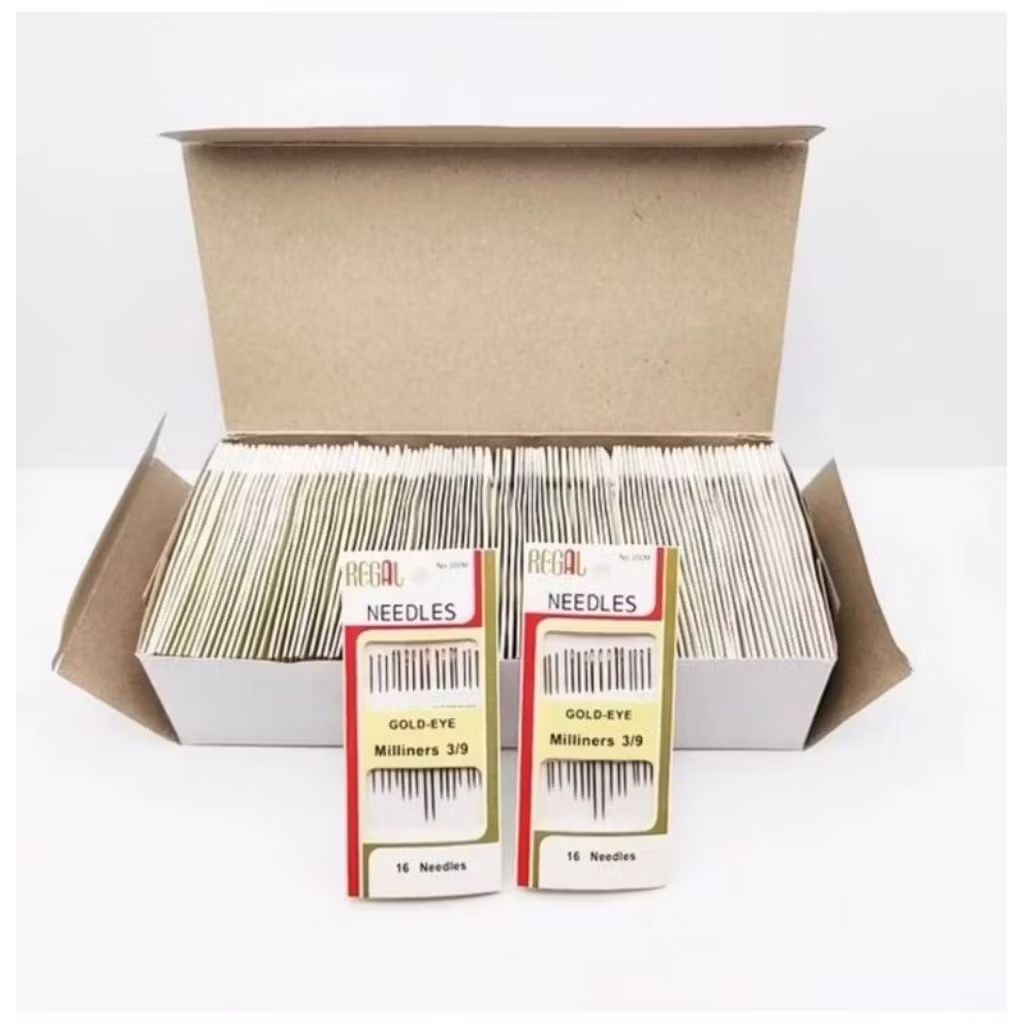 GOLD SEWING NEEDLES/REGULAR SEWING NEEDLES 36 ชิ้น
