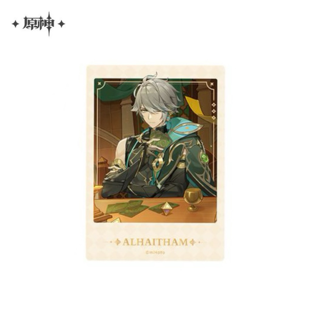 อย่างเป็นทางการ Genshin Impact Alhaitham โพลารอยด์