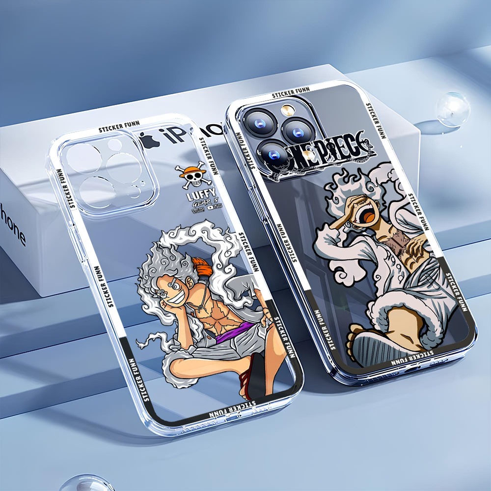 ALL TYPE CASE CLEAR ONE PEACE 4 MOTIF สําหรับ VIVO V27 5G V23 5G V23E V20 V29/S17 Y81 V20 SE Y29 5G/