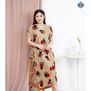 Daster Rayon jumbo busui kekinian ld 110 - 130