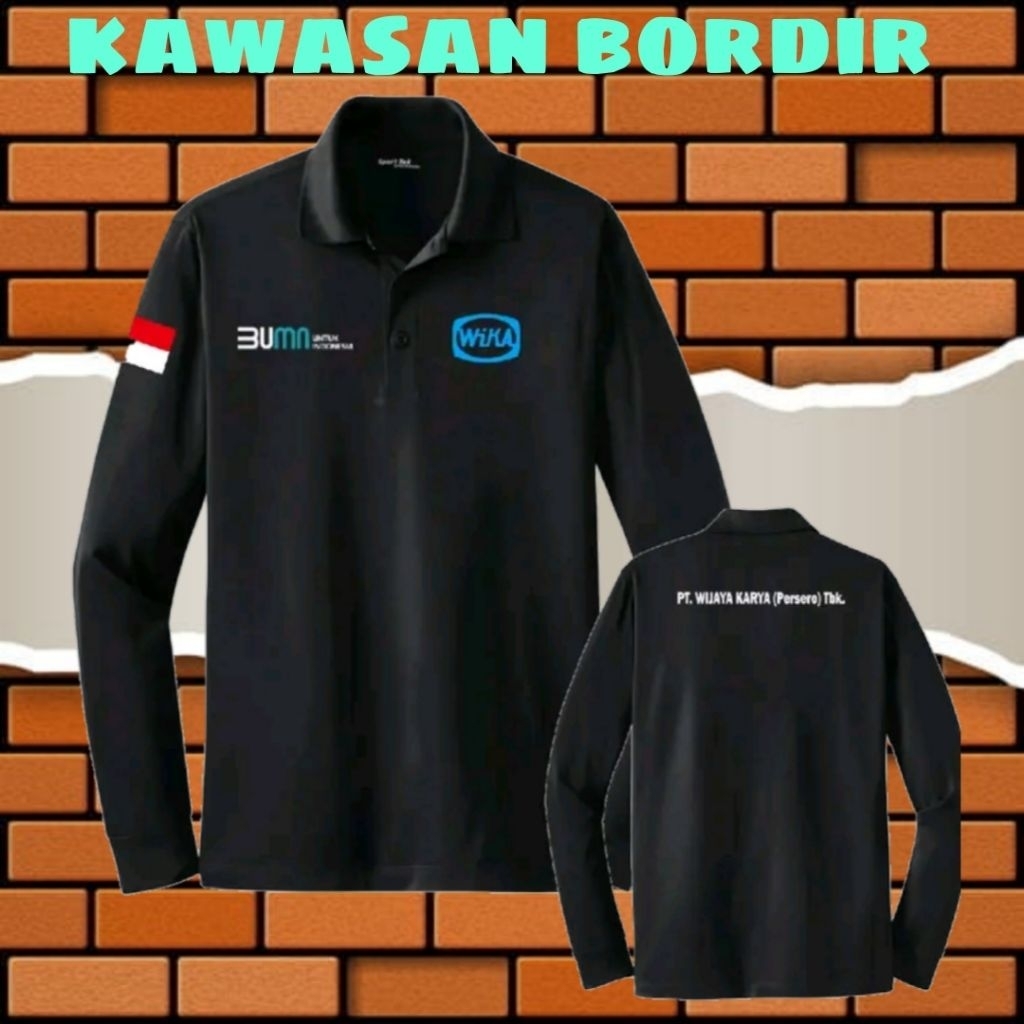 PT Wika เสื้อโปโล PT Wika เสื้อ PT Wika เครื่องแบบ PT Wika เสื้อยืด Wika ชุดเครื่องแบบ Wika เสื้อยืด