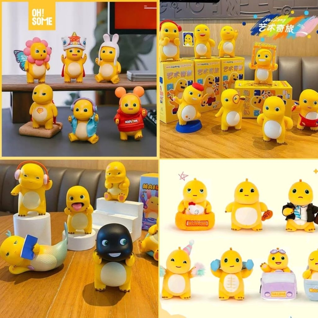 Nailong Figure Nailong ของเล่นเด็กแพ็ค 6 ชิ้นสําหรับตกแต่งเค้กวันเกิด