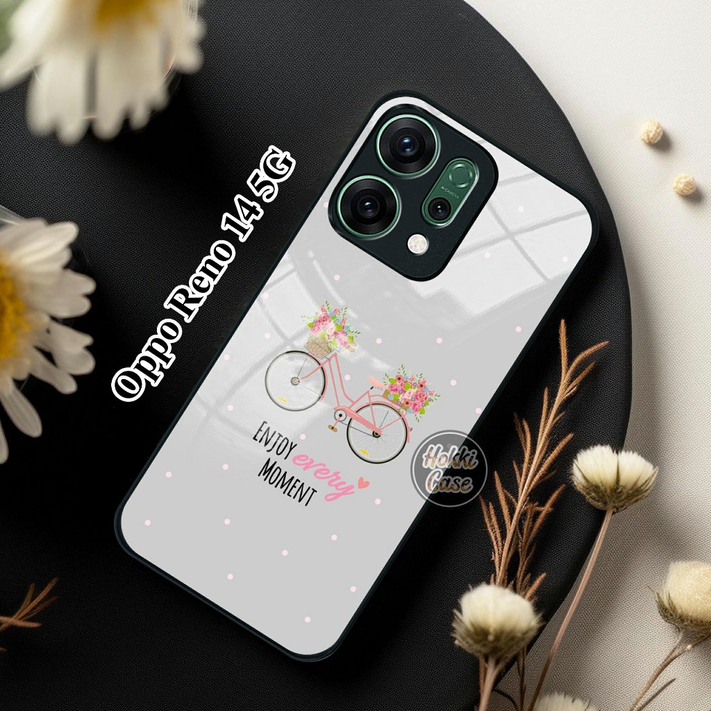 เคส HP Oppo Reno 14 5G - เคส Oppo Reno 14 Glass Softcase - เคสโทรศัพท์มือถือ Oppo Reno 14 5G - ซิลิโ