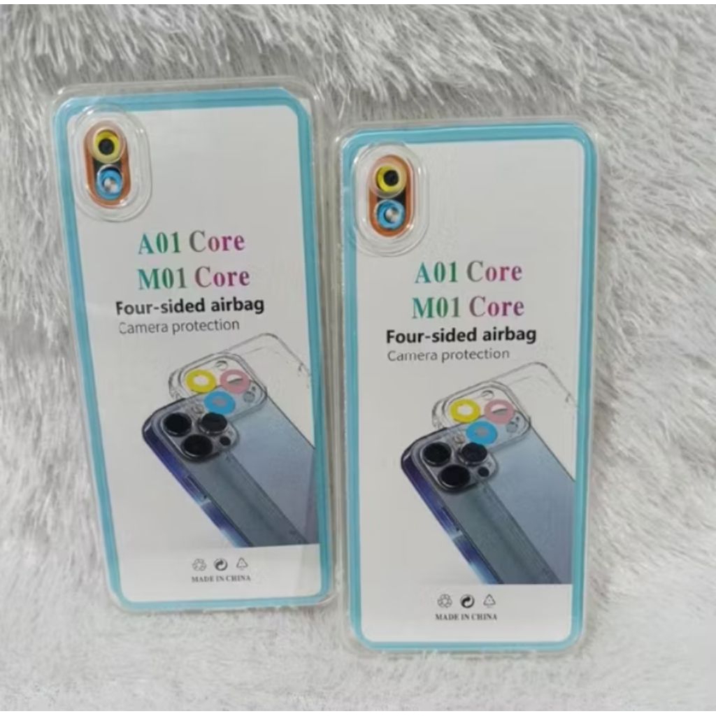 Softcase Airbag Four Sided Case ใส Samsung A01 Core / M01 Core