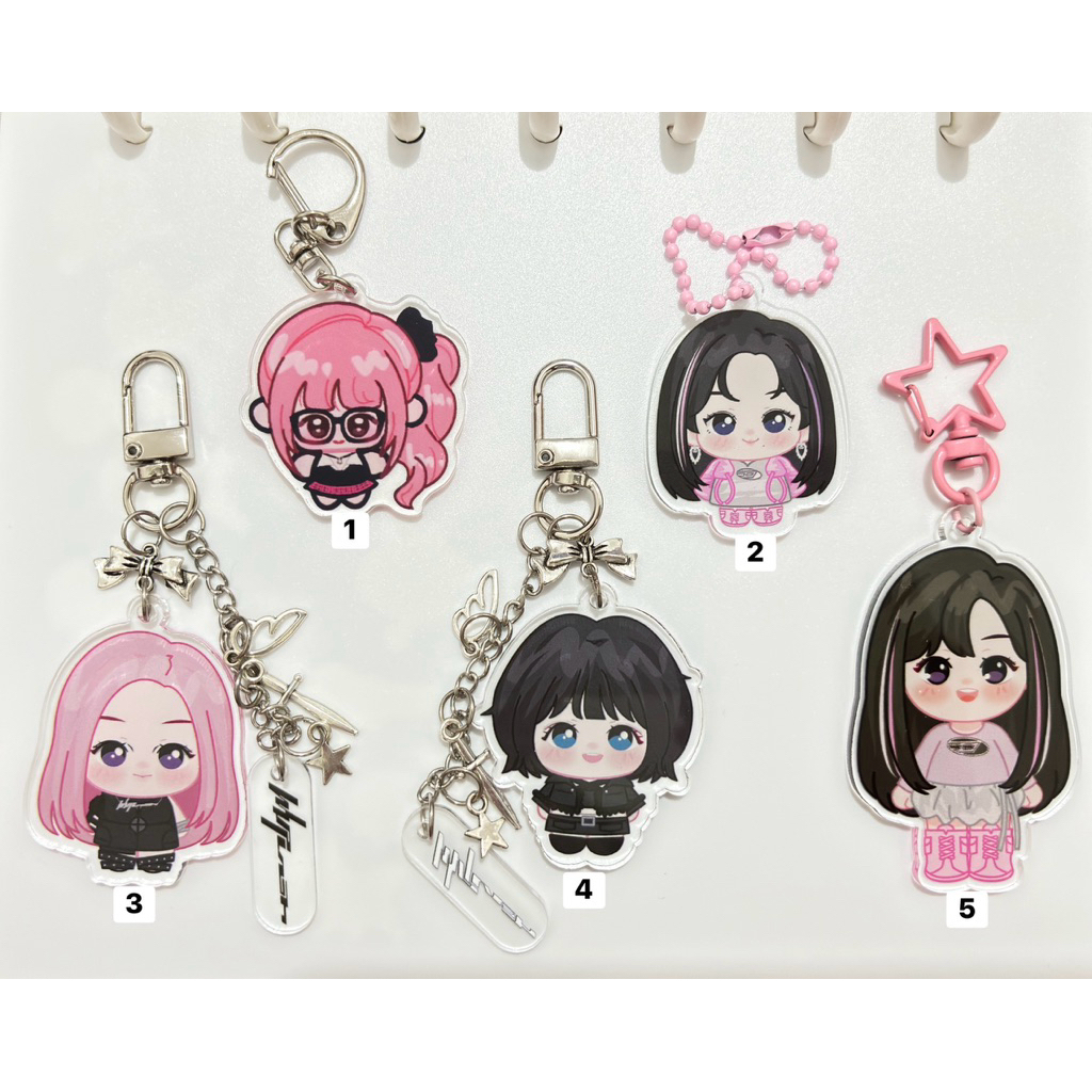 ACRYLIC KEYRING KEYCHAIN GISELLE WINTER KARINA AESPA RUM PUM SUPERNOVA WHIP