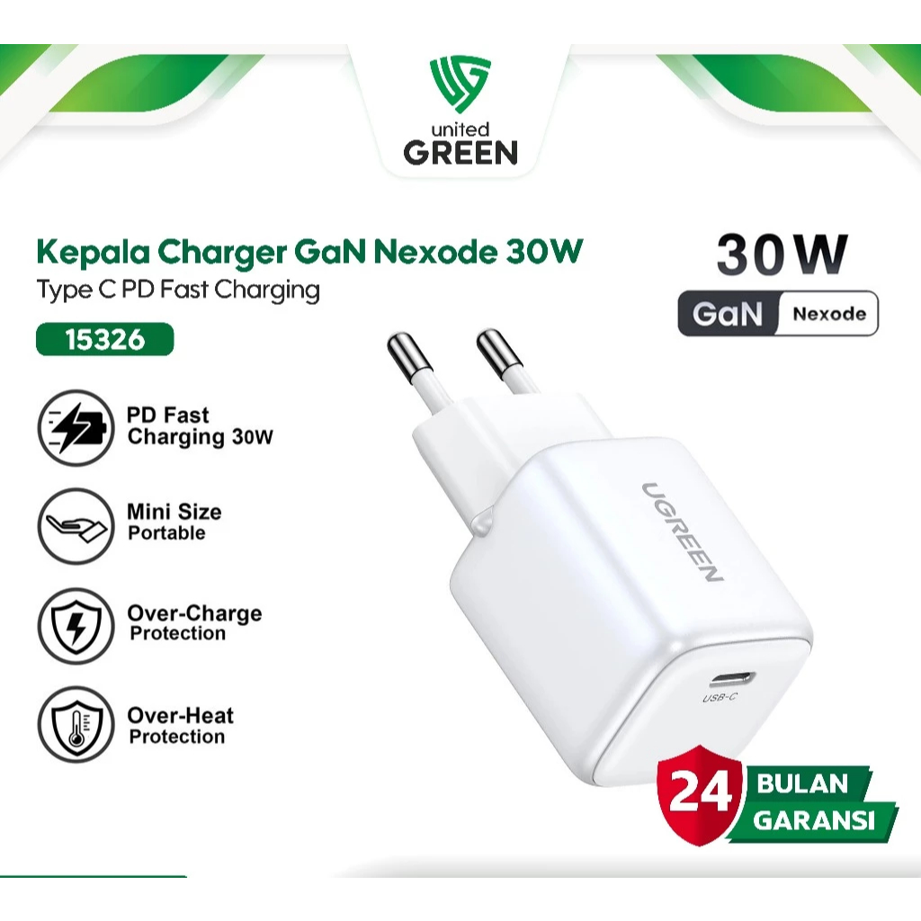 UGREEN หัวชาร์จ Type C 30W 35W 45W Nexode GaN N Series ชาร์จเร็ว iPhone Samsung