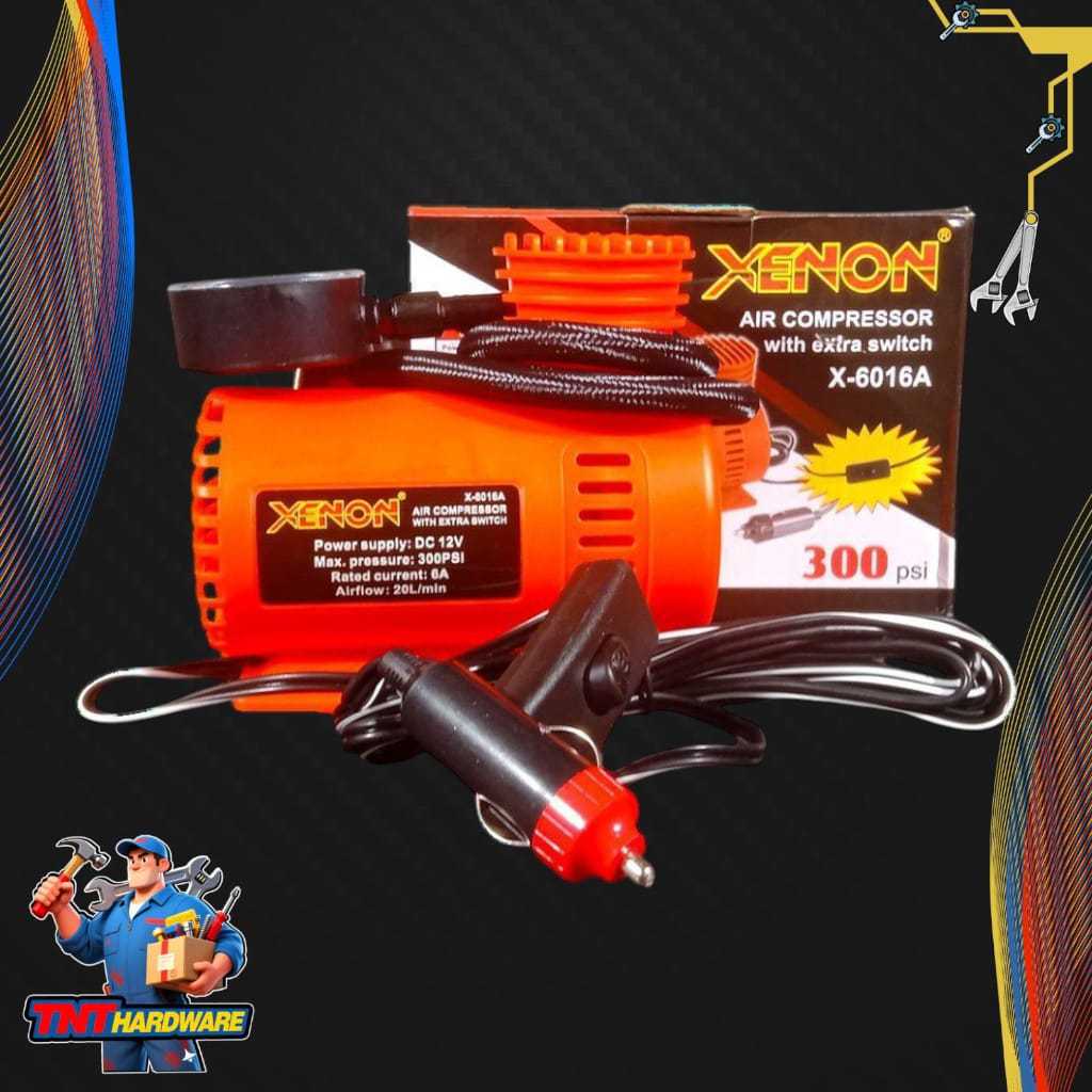 XENON MINI AIR COMPRESSOR DC 12V - MINI AIR COMPRESSOR - ปั๊มยาง