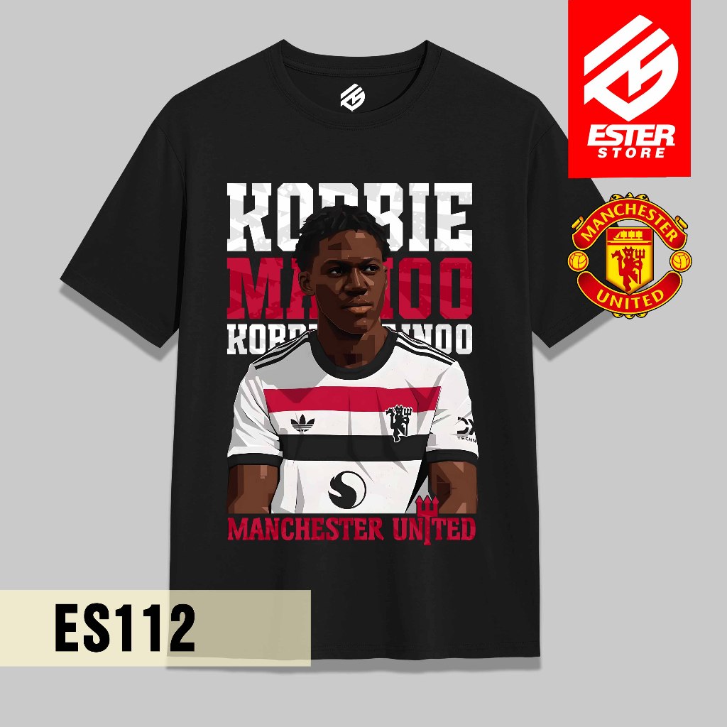 Esterstore.id ES112 – เสื้อยืดแมนเชสเตอร์ยูไนเต็ด Mainoo Kobbie