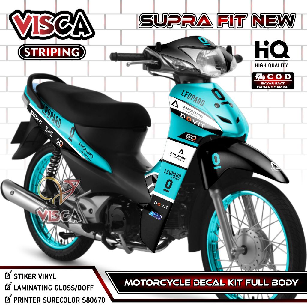 Supra Fit New Full Body Decal - Supra Fit New Sticker - Supra Fit New Decal - Supra Fit New Hologram