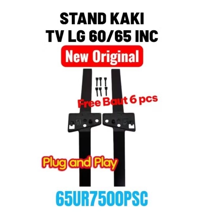 LG 60 - 65 INC TV LEGS STAND 65UR7500PSC - LG 65UR7500 TV STAND ใหม่ต้นฉบับ